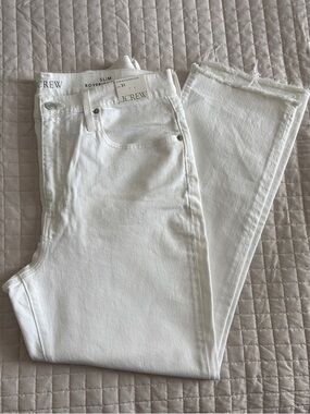 J. Crew Slim Boyfriend Jean in White